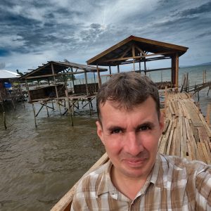 Frame of a new fisherman house