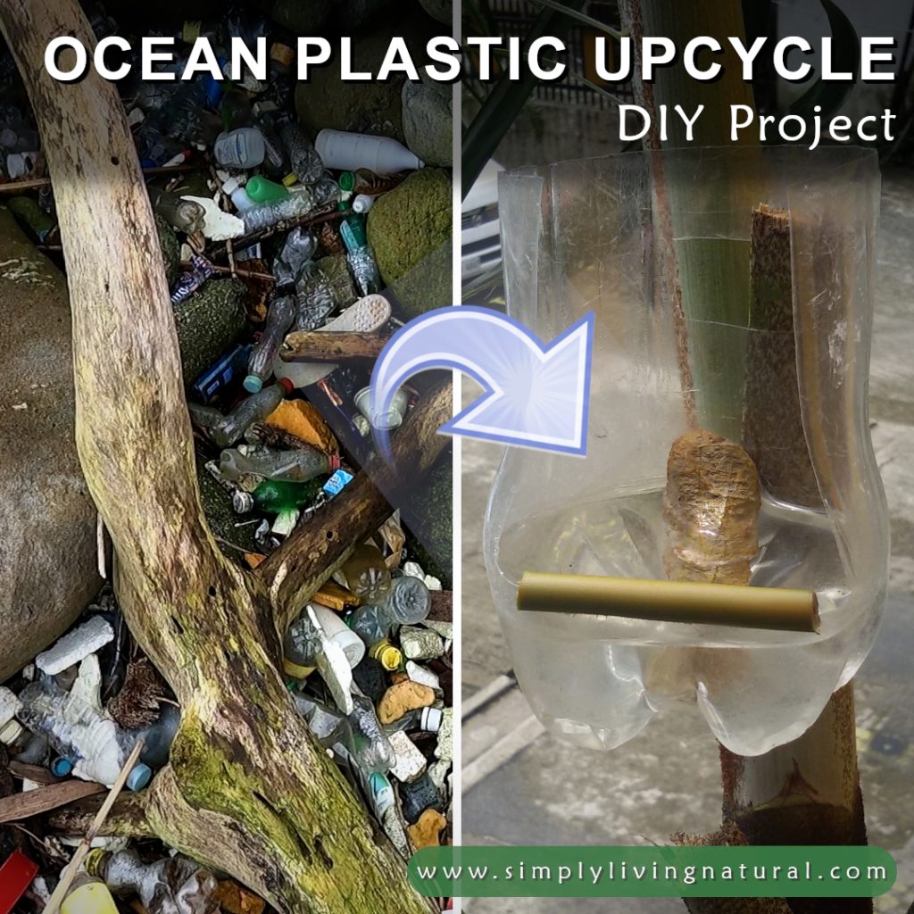 Ocean Plastic upcycle, used as a birth bath