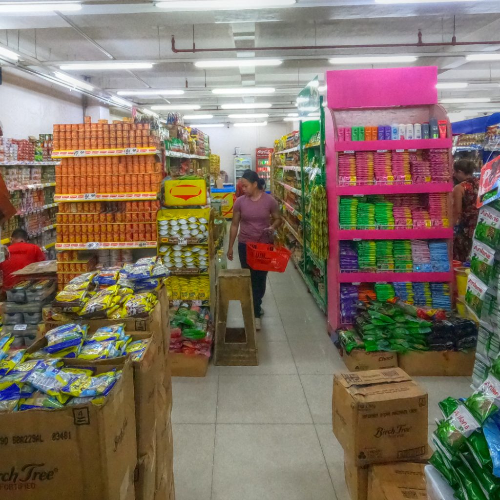 inside of a grocery store